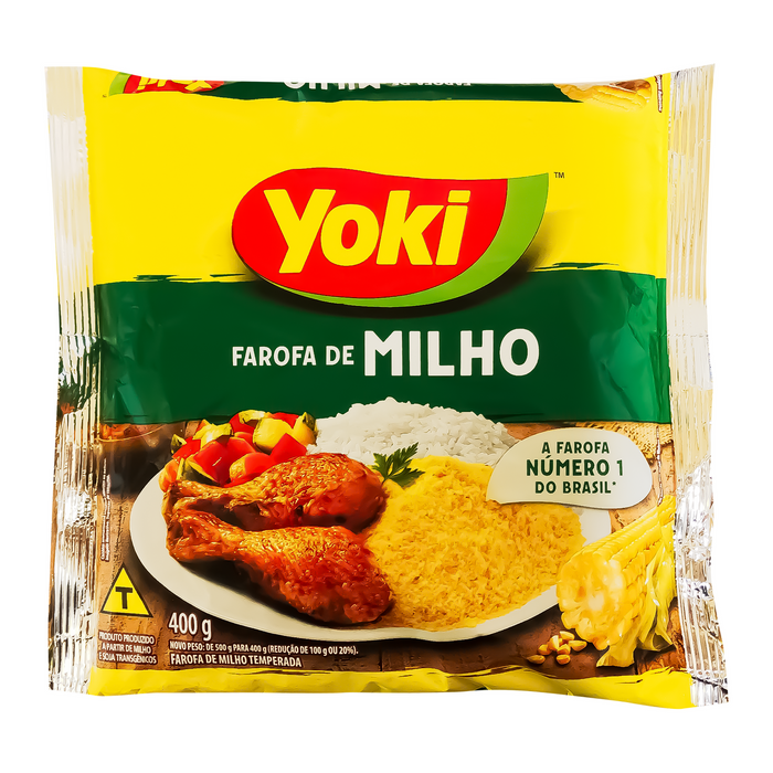 Seasoned Corn Flour (Farofa de Milho Pronta) - 400g ON SALE